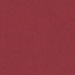 vidaXL Cuna con colchón tela de lino Rojo New