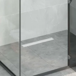 vidaXL Desagüe de ducha 2 en 1 con sifón de 360° Plateado Discount