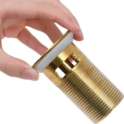 vidaXL Fontanería-Desagüe de empuje función desbordamiento 6,4x6,4x9,1 cm