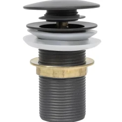 vidaXL Fontanería-Desagüe de empuje sin función desbordamiento 6,4x6,4x9,1cm
