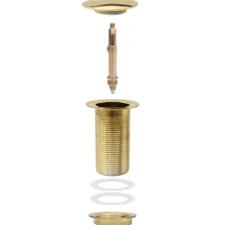 vidaXL Fontanería-Desagüe empuje sin función desbordamiento 6,4x6,4x9,1 cm