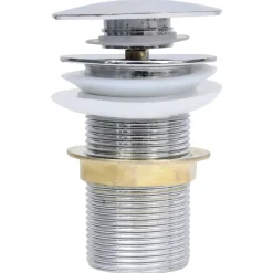 vidaXL Fontanería-Desagüe empuje sin función desbordamiento 6,4x6,4x9,1cm