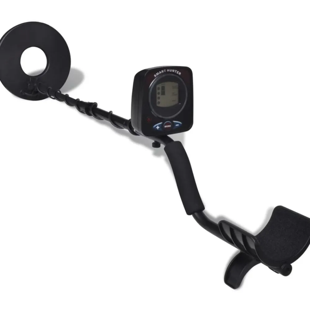 vidaXL Dispositivos De Detección Y Cinturones-Detector de metales 21 cm búsqueda 300 cm pantalla LCD
