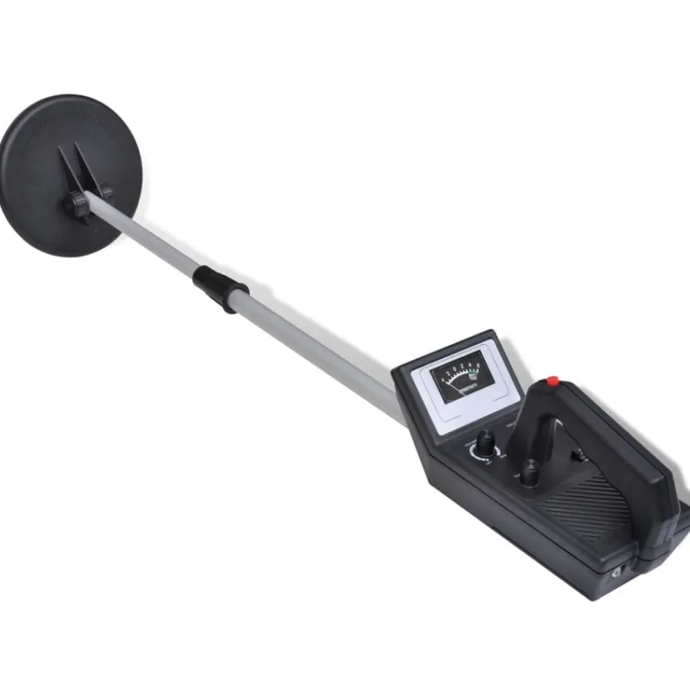 vidaXL Dispositivos De Detección Y Cinturones-Detector de metales manual búsqueda profunda hasta 60 cm