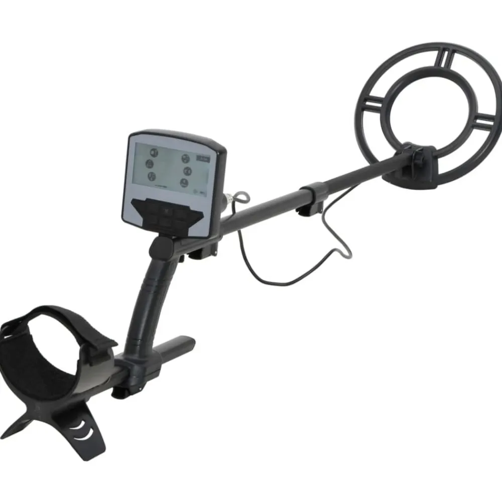 vidaXL Detector de metales auto tune profundidad 18 cm con puntero Online