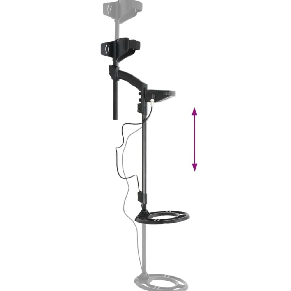 vidaXL Detector de metales auto tune profundidad 18 cm con puntero Online