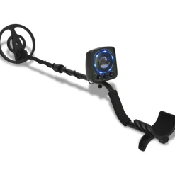 vidaXL Dispositivos De Detección Y Cinturones-Detector de metales con indicador LED 160 cm