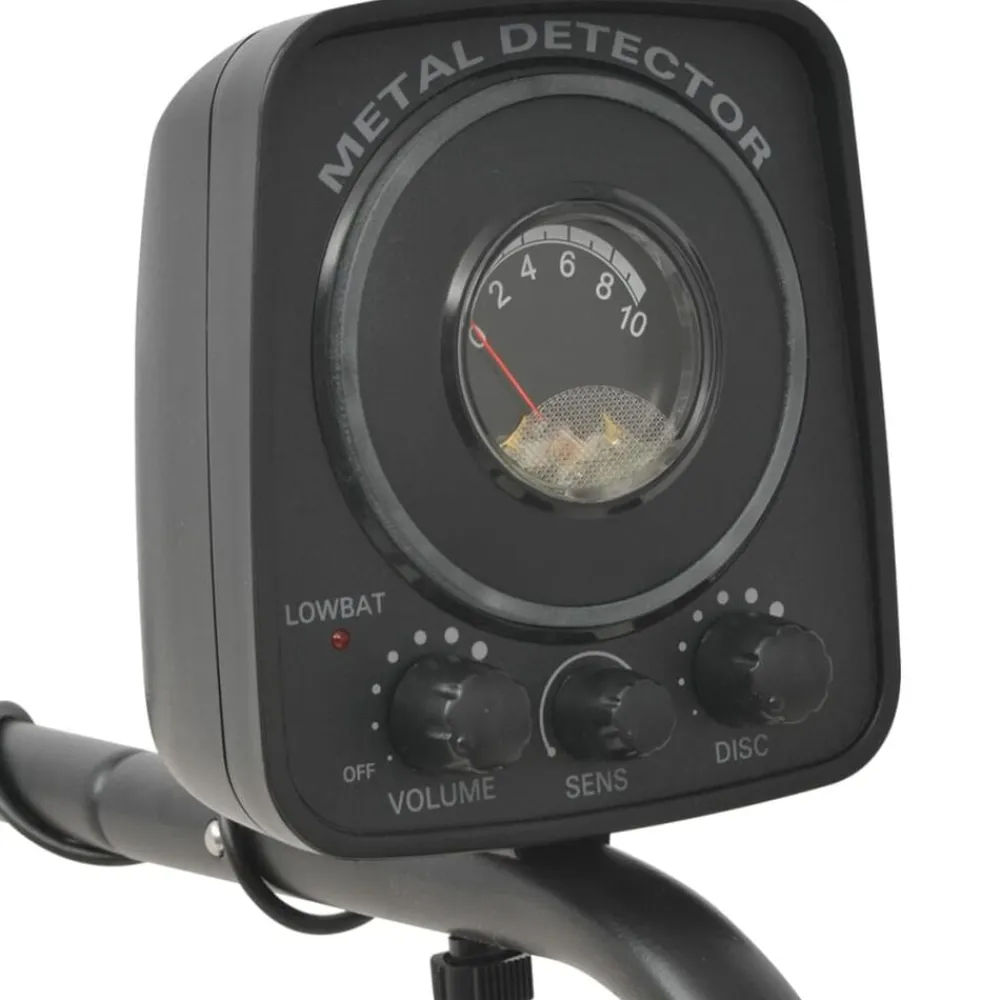 vidaXL Dispositivos De Detección Y Cinturones-Detector de metales con indicador LED 160 cm