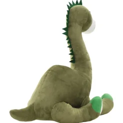 vidaXL Juguetes-Dinosaurio brontsaurus de peluche verde