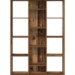 vidaXL Divisor de espacios/estantería aglomerado madera vieja Madera antigua Clearance