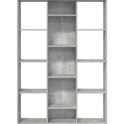 vidaXL Divisores De Ambientes-Divisor/estantería de espacio madera contrachapada 100x24x140cm