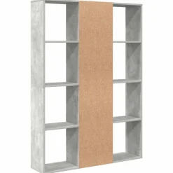 vidaXL Divisores De Ambientes-Divisor/estantería de espacio madera contrachapada 100x24x140cm