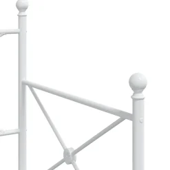 vidaXL Camas Y Accesorios-Diván con nido sin colchón 75x190 cm acero