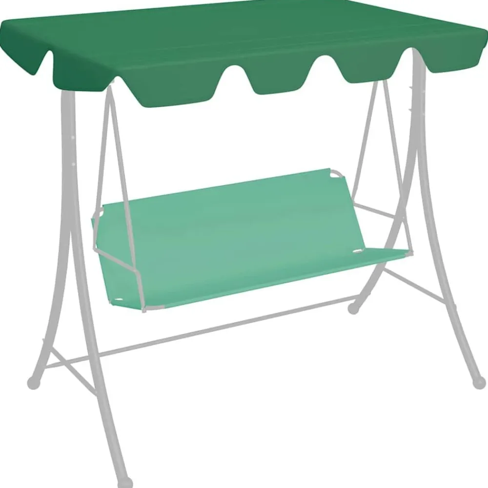 vidaXL Jardín-Dosel de repuesto columpio de jardín 188/168x145/110 cm