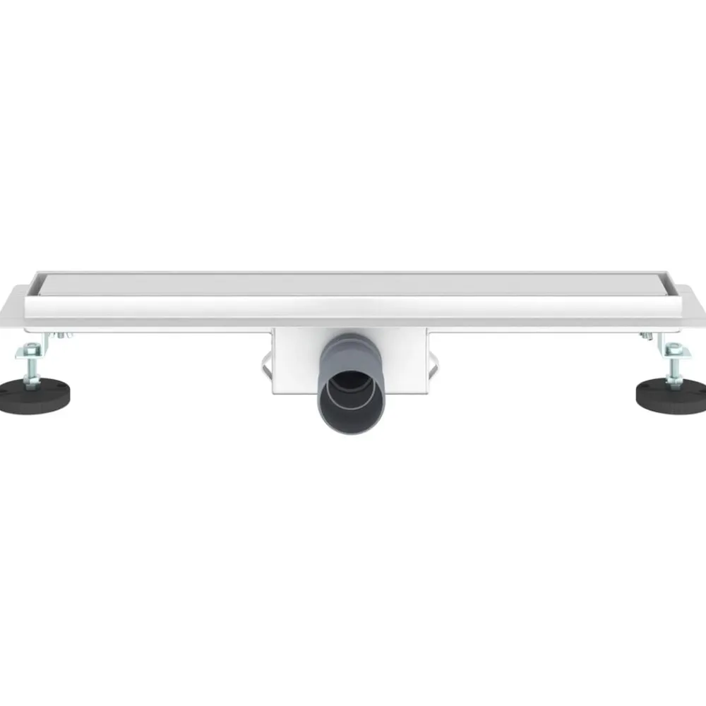 vidaXL Fontanería-Drenaje de ducha 2 en 1 50 cm Acero inoxidable 304