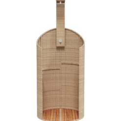 vidaXL Piscina Y Spa-Ducha de exterior ratán PE y acacia 100x100x241,5 cm