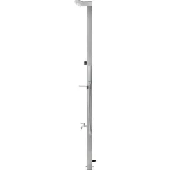 vidaXL Piscina Y Spa-Ducha de jardín acero inoxidable 220 cm