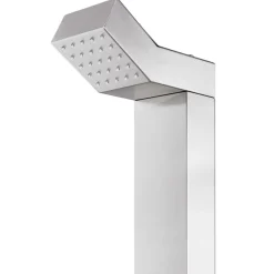 vidaXL Piscina Y Spa-Ducha de jardín acero inoxidable 220 cm