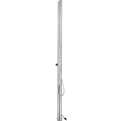 vidaXL Piscina Y Spa-Ducha de jardín acero inoxidable 220 cm
