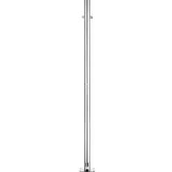 vidaXL Ducha de jardín con base marrón 220 cm acero inoxidable Marr&oacute;n Hot