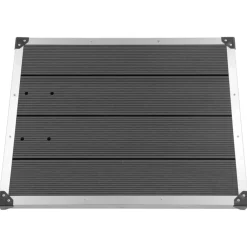 vidaXL Piscina Y Spa-Ducha de jardín con base 230 cm acero inoxidable