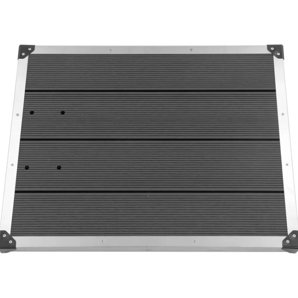 vidaXL Ducha de jardín con base 220 cm acero inoxidable Gris Outlet
