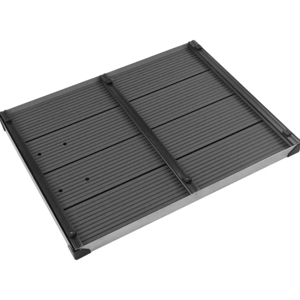 vidaXL Ducha de jardín con base 220 cm acero inoxidable Gris Outlet