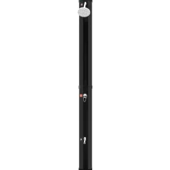 vidaXL Ducha solar exterior con rociador y grifo 35 L Negro Best