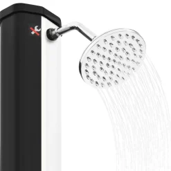 vidaXL Piscina Y Spa-Ducha solar exterior con rociador y grifo 35 L
