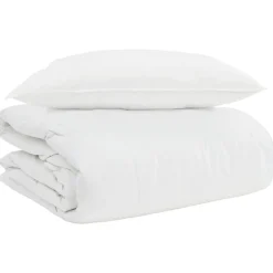 vidaXL Ropa De Casa-Duvet 2 en 1 con almohada 2 pcs Pluma de pato