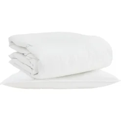 vidaXL Ropa De Casa-Duvet 2 en 1 con almohada 2 pcs Pluma de pato
