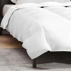 vidaXL Ropa De Casa-Edredón 135 x 200 cm Pluma