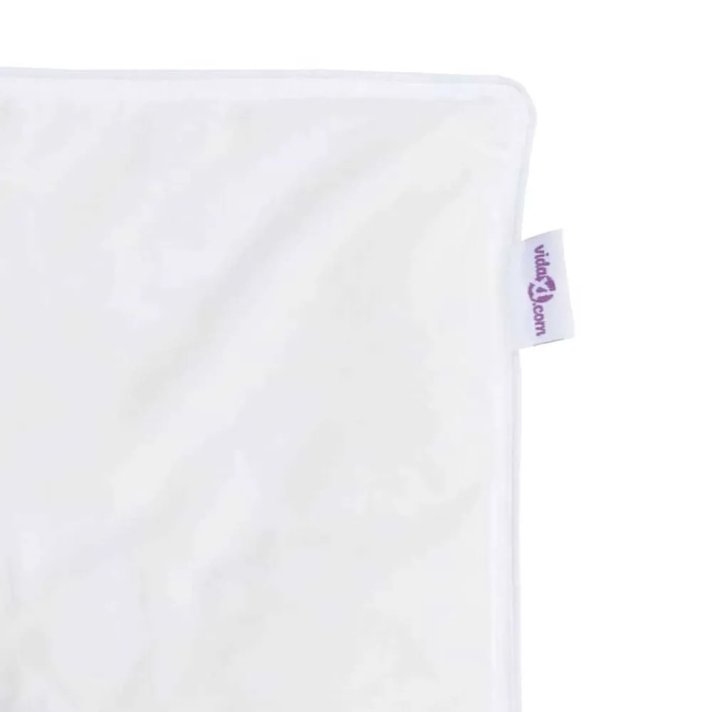 vidaXL Ropa De Casa-Edredón 135 x 200 cm Pluma