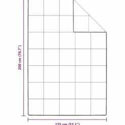 vidaXL Ropa De Casa-Edredón 135 x 200 cm Pluma