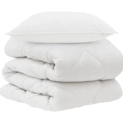 vidaXL Ropa De Casa-Edredón con almohada 2 pcs Microfibra