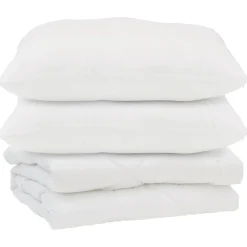 vidaXL Ropa De Casa-Edredón con almohada 3 pcs Microfibra