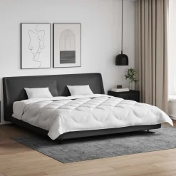 vidaXL Ropa De Casa-Edredón con almohadas con almohada 3 pcs Microfibra