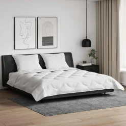vidaXL Ropa De Casa-Edredón con almohada 3 pcs Microfibra