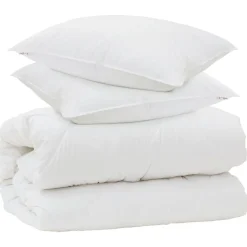vidaXL Ropa De Casa-Edredón con almohadas con almohada 3 pcs Microfibra