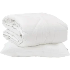 vidaXL Ropa De Casa-Edredón con almohada 2 pcs Microfibra