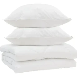 vidaXL Ropa De Casa-Edredón con almohada 3 pcs Microfibra