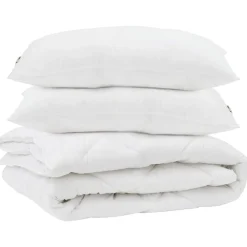 vidaXL Ropa De Casa-Edredón con almohada 3 pcs Microfibra