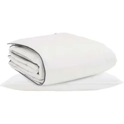 vidaXL Ropa De Casa-Edredón de Invierno con almohada 2 pcs Pluma de pato