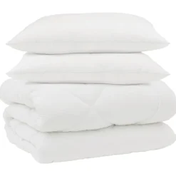 vidaXL Ropa De Casa-Edredón de Invierno con almohada 3 pcs Microfibra