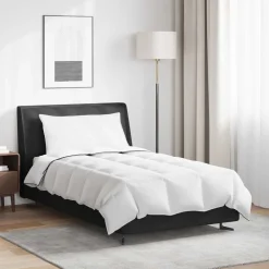 vidaXL Ropa De Casa-Edredón de Invierno con almohada 2 pcs Pluma de pato