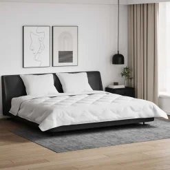 vidaXL Ropa De Casa-Edredón de Invierno con almohada 3 pcs Microfibra