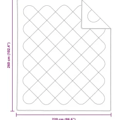 vidaXL Ropa De Casa-Edredón de Invierno con almohada 3 pcs Microfibra