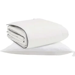 vidaXL Ropa De Casa-Edredón de Invierno con almohada 2 pcs Pluma de pato