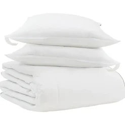 vidaXL Ropa De Casa-Edredón de Invierno con almohada 3 pcs Pluma de pato