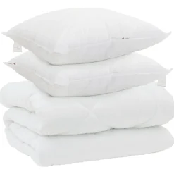 vidaXL Ropa De Casa-Edredón de Invierno con almohada 3 pcs Microfibra